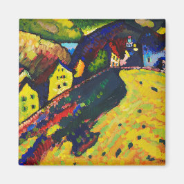 Wassily Kandinsky Houses at Murnau表現主義 マグネット