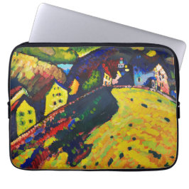 Wassily Kandinsky Houses at Murnau表現主義 ラップトップスリーブ