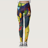 Wassily Kandinsky Houses at Murnau表現主義 レギンス (正面)