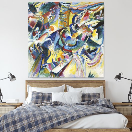 Wassily Kandinsky - Impression Canvas Print キャンバスプリント (インサイチュ (寝室))