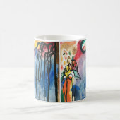 Wassily Kandinsky – Improvisation 19 - Custom Text コーヒーマグカップ (中央)