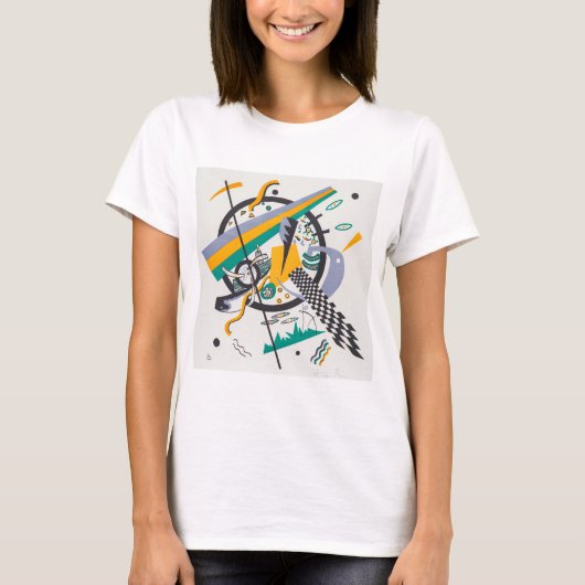 Wassily Kandinsky Kleine Welten IV Tシャツ (正面)