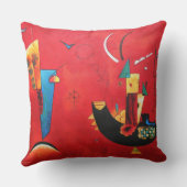 Wassily Kandinsky Mitのund Gegen クッション (裏面)