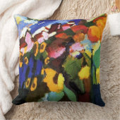Wassily Kandinsky-Murnauの庭 クッション (ブランケット)