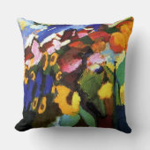Wassily Kandinsky-Murnauの庭 クッション (正面)