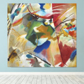 Wassily Kandinsky - Oriental (1909) キャンバスプリント (インサイチュ (ウッドフロア))