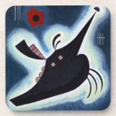 Wassily Kandinsky - Pointed Black, コースター (正面)