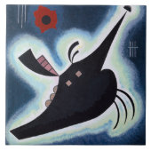 Wassily Kandinsky - Pointed Black, タイル (正面)