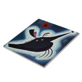 Wassily Kandinsky - Pointed Black, タイル (側面)