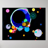 Wassily Kandinsky - Several Circles ポスター (正面)