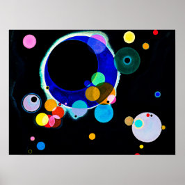 Wassily Kandinsky - Several Circles ポスター