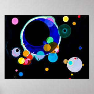 Wassily Kandinsky - Several Circles ポスター