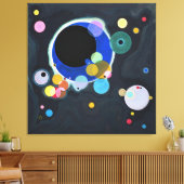 Wassily Kandinsky - Several Circles (1926) キャンバスプリント (インサイチュ (リビング))