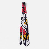 Wassily Kandinsky - Small Worlds V抽象芸術アート ネクタイ (裏面)