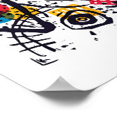 Wassily Kandinsky - Small Worlds V抽象芸術アート ポスター (角)