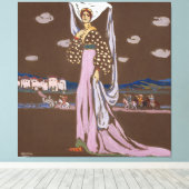 Wassily Kandinsky - The Night (Walking Lady) キャンバスプリント (インサイチュ (ウッドフロア))