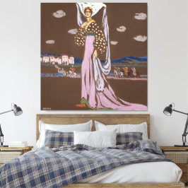 Wassily Kandinsky - The Night (Walking Lady) キャンバスプリント