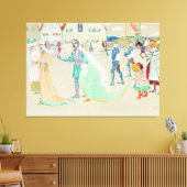 Wassily Kandinsky - The Young Couple  キャンバスプリント (インサイチュ (リビング))