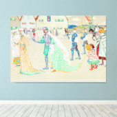 Wassily Kandinsky - The Young Couple  キャンバスプリント (インサイチュ (ウッドフロア))