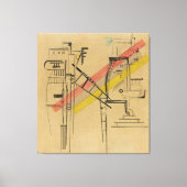 Wassily Kandinsky - Transmission (1935) キャンバスプリント (正面)