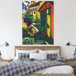 Wassily Kandinsky - Treppe zum Schloss (Murnau) キャンバスプリント