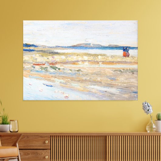 Wassily Kandinsky - Tunis – Strand (1905) キャンバスプリント (インサイチュ (リビング))