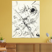 Wassily Kandinsky - Untitled  キャンバスプリント (インサイチュ (リビング))