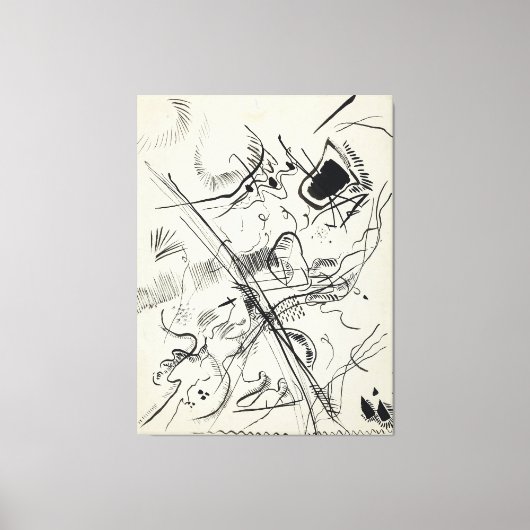 Wassily Kandinsky - Untitled  キャンバスプリント (正面)