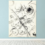 Wassily Kandinsky - Untitled  キャンバスプリント (インサイチュ (ウッドフロア))