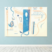 Wassily Kandinsky - Untitled, from XXe Siècle キャンバスプリント (インサイチュ (ウッドフロア))