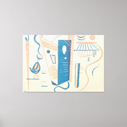 Wassily Kandinsky - Untitled, from XXe Siècle キャンバスプリント (正面)