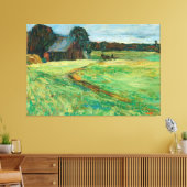 Wassily Kandinsky - Vasilevskoë – Barn With Pony  キャンバスプリント (インサイチュ (リビング))