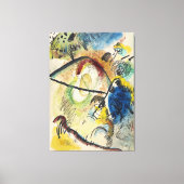 Wassily Kandinsky - Watercolor IX (with black line キャンバスプリント (正面)