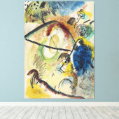 Wassily Kandinsky - Watercolor IX (with black line キャンバスプリント (インサイチュ (ウッドフロア))