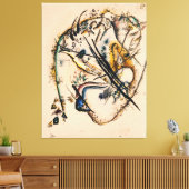 Wassily Kandinsky - Watercolour with Seven Strokes キャンバスプリント (インサイチュ (リビング))