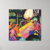 Wassily Kandinsky - Weisser Klang (White Sound) キャンバスプリント (正面)
