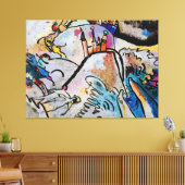Wassily Kandinsky - With Sun (1911) キャンバスプリント (インサイチュ (リビング))