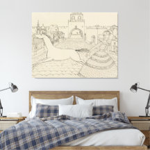 Wassily Kandinsky - Zeichnung ‘mit Grüner Dame’