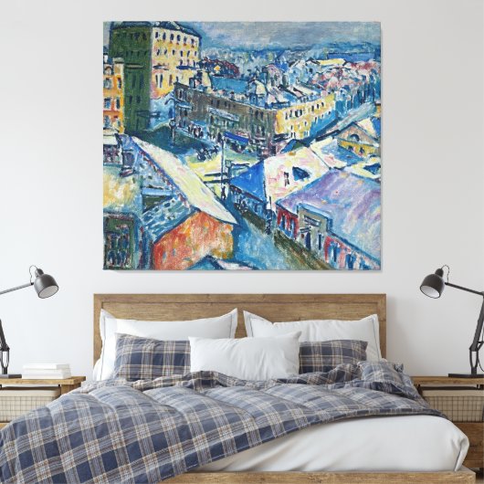 Wassily Kandinsky - Zubovsky Platz (1916) キャンバスプリント (インサイチュ (寝室))