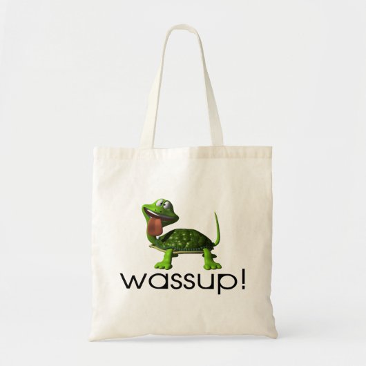 Wassupのカメ トートバッグ (正面)