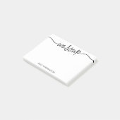 Wassupの教養があるカスタムな後it®ノート(黒) ポストイット (アングル)