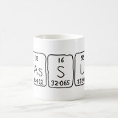 Wassup周期表語mag コーヒーマグカップ (中央)