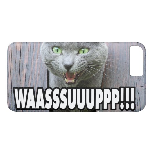 WASSUP - Catミーム Case-Mate iPhoneケース (裏面(横))