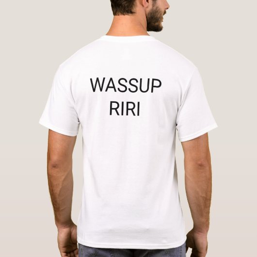 WASSUP ROCKY Tシャツ (裏面)