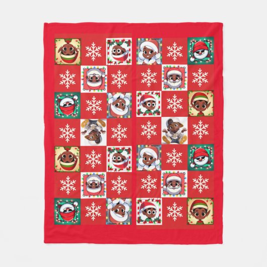 Wassup Saint Nick, Are Uブランケ実在ット フリースブランケット (正面)