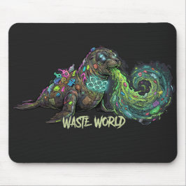 Waste World – エコ抗議マウスパッド マウスパッド