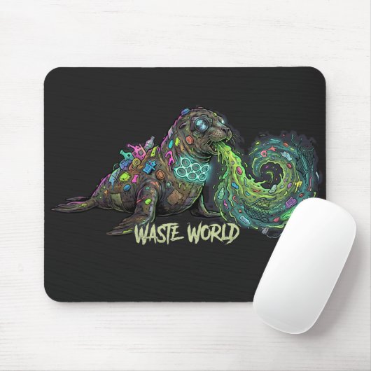 Waste World – Eco Protest Mouse Pad マウスパッド (マウス)