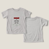 “Wasted Star” レトロゲーマーキッズTシャツ (デザイン正面&裏面)