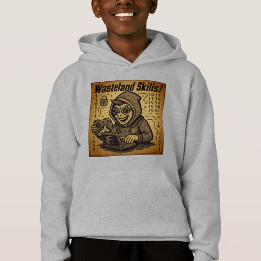 Wasteland skills and perks terminal hacking hoodie (正面)