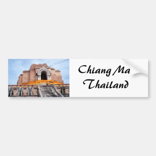 Wat Chedi Luang バンパーステッカー (正面)